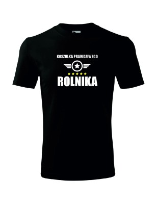 T-shirt męski koszulka prawdziwego rolnika - 10 kolorów do wyboru