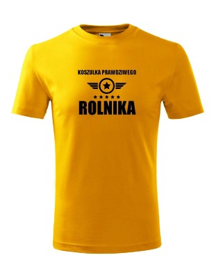 T-shirt męski koszulka prawdziwego rolnika - 10 kolorów do wyboru