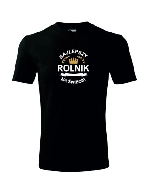 T-shirt męski najlepszy rolnik na świecie - 10 kolorów do wyboru