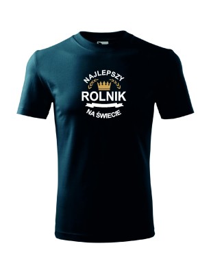 T-shirt męski najlepszy rolnik na świecie - 10 kolorów do wyboru