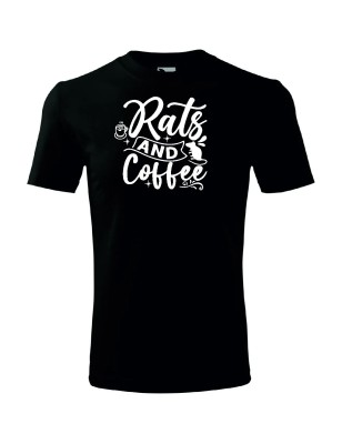 T-shirt męski rats and coffee- 10 kolorów do wyboru