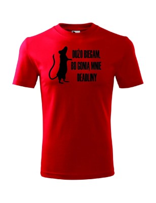 T-shirt męski deadliny - 10 kolorów do wyboru