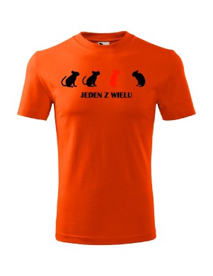 T-shirt męski jeden z wielu - 10 kolorów do wyboru