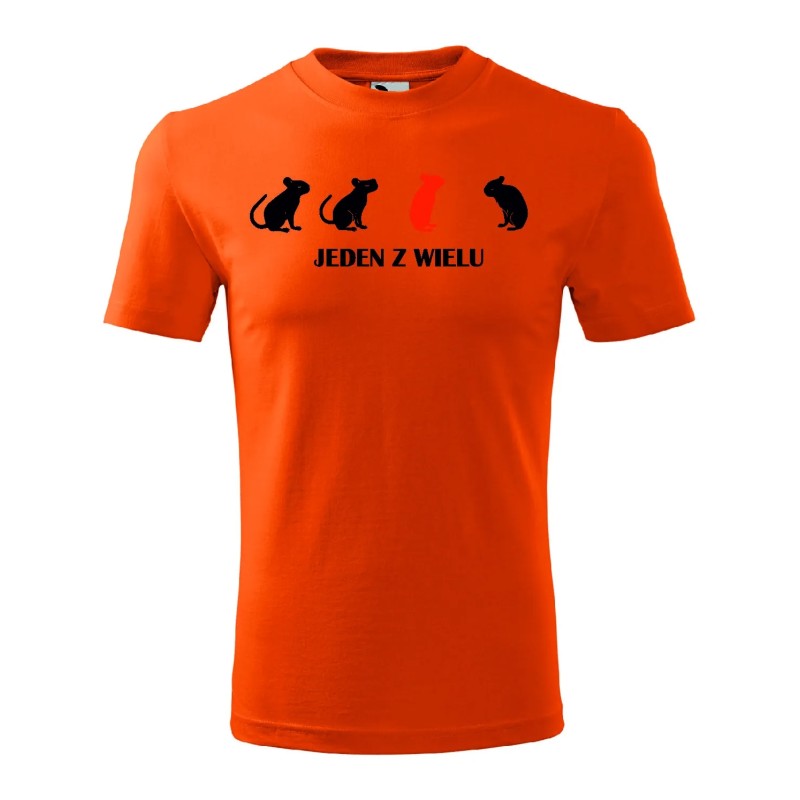 T-shirt męski jeden z wielu - 10 kolorów do wyboru