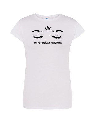 T-shirt damski kosmetyczka z powołania - 10 kolorów do wyboru