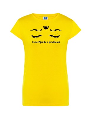 T-shirt damski kosmetyczka z powołania - 10 kolorów do wyboru