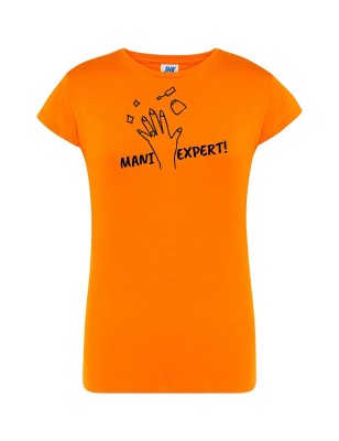 T-shirt damski mani expert - 10 kolorów do wyboru