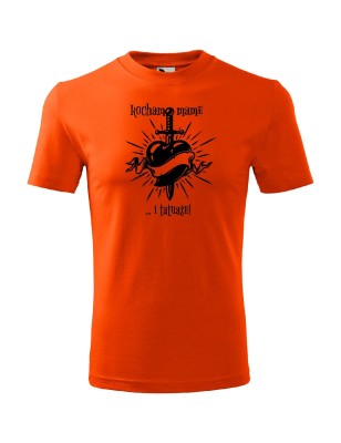 T-shirt męski kocham mamę i tatuaże - 10 kolorów do wyboru