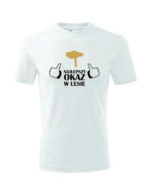 T-shirt męski najlepszy okaz w lesie - 10 kolorów do wyboru