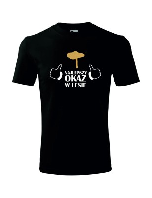 T-shirt męski najlepszy okaz w lesie - 10 kolorów do wyboru