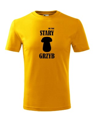 T-shirt męski nie taki stary grzyb - 10 kolorów do wyboru