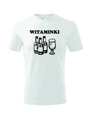 T-shirt męski witaminki - 10 kolorów do wyboru