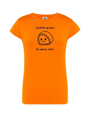 T-shirt damski jestem gruba bo mnie stać - 10 kolorów do wyboru