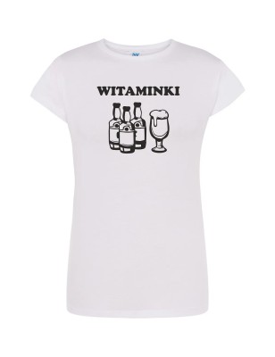 T-shirt damski witaminki - 10 kolorów do wyboru