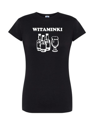 T-shirt damski witaminki - 10 kolorów do wyboru