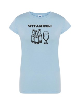 T-shirt damski witaminki - 10 kolorów do wyboru