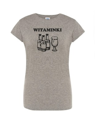 T-shirt damski witaminki - 10 kolorów do wyboru