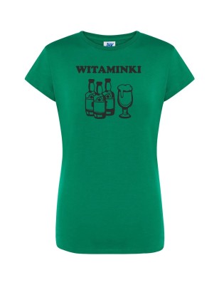 T-shirt damski witaminki - 10 kolorów do wyboru