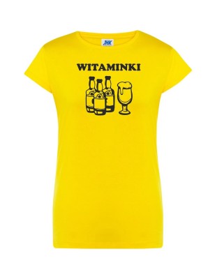 T-shirt damski witaminki - 10 kolorów do wyboru