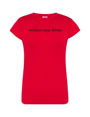 T-shirt damski Reinkarnacja Elvisa