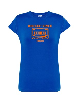 T-shirt damski rockin' since 1980