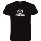 Męska koszulka T-shirt z nadrukiem Mazda czarna roz. M