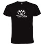 Męska koszulka T-shirt z nadrukiem Toyota czarna roz. XL