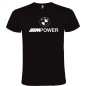 Męska koszulka T-shirt z nadrukiem BMW MPOWER czarna roz. XL