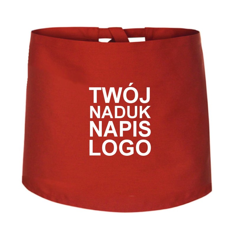 Zapaska długość 40cm czerwona Zapaska długość 40cm czerwona