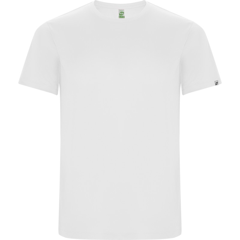 T-shirt męski sportowy do biegania na rower biały