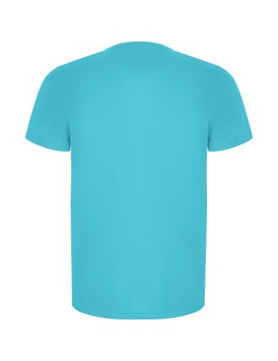 T-shirt męski sportowy do biegania na rower turkusowy