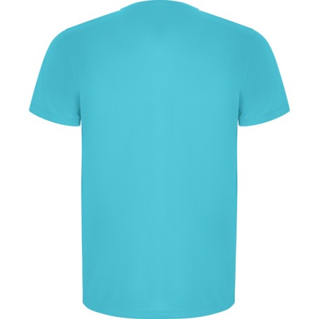 T-shirt męski sportowy do biegania na rower turkusowy