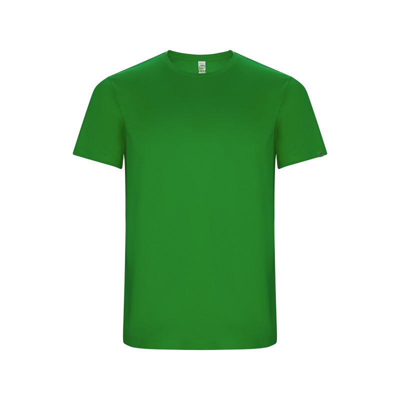 T-shirt męski sportowy do biegania na rower zielony