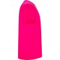 T-shirt męski sportowy do biegania na rower różowy fluo