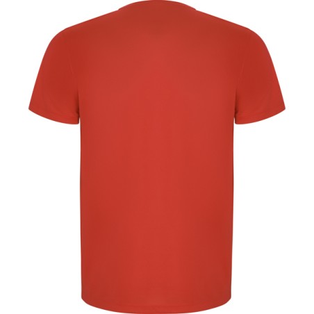 T-shirt męski sportowy do biegania na rower czerwony