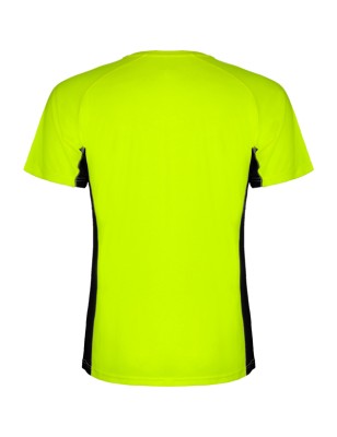T-shirt męski dwukolorowy sportowy przyjemny w dotyku zielony