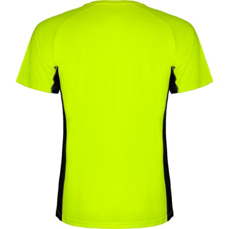 T-shirt męski dwukolorowy sportowy przyjemny w dotyku zielony