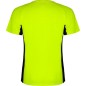 T-shirt męski dwukolorowy sportowy przyjemny w dotyku zielony