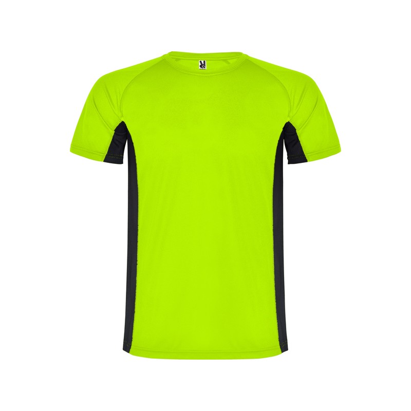 T-shirt męski dwukolorowy sportowy przyjemny w dotyku zielony