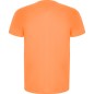 T-shirt męski sportowy szybkoschnący z twoim nadrukiem logo pomarańczowy fluo