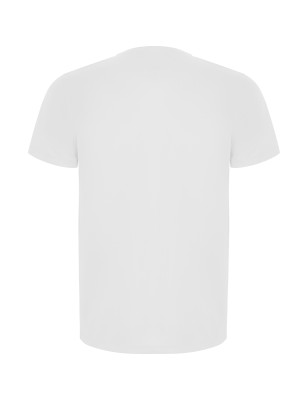 T-shirt męski sportowy szybkoschnący z twoim nadrukiem logo biały