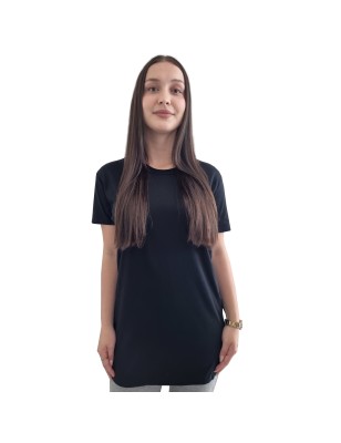 Damska koszulka T-shirt z twoim napisem nadrukiem logo czarna