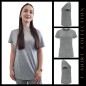 Damska koszulka T-shirt z twoim napisem nadrukiem logo szara