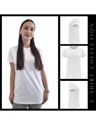 Damska koszulka T-shirt z twoim napisem nadrukiem logo biała