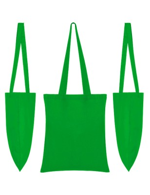 Bawełniana torba wielokrotnego użytku zielona