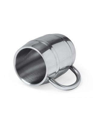 Kubek karafka srebrno na piwo dla prawdziwego piwosza