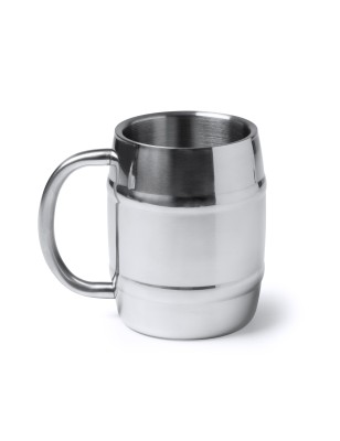 Kubek karafka srebrno na piwo dla prawdziwego piwosza