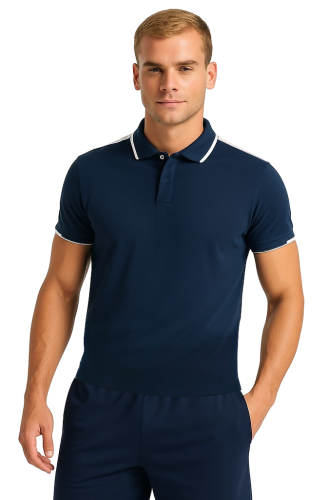 meska-elegancka-koszulka-polo-granatowa-biae-wstaw