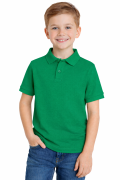 Koszulka polo dziecięca dla chłopca i dziewczynki w wieku 3-14 lat zielona.png