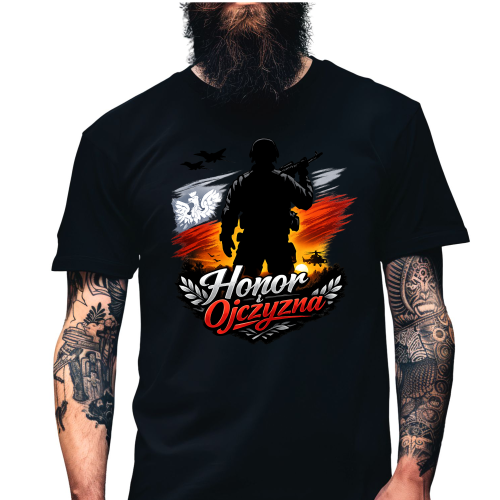 K1-W16 koszulka patriotyczna zolnierz z bronia honor ojczyzna.png
